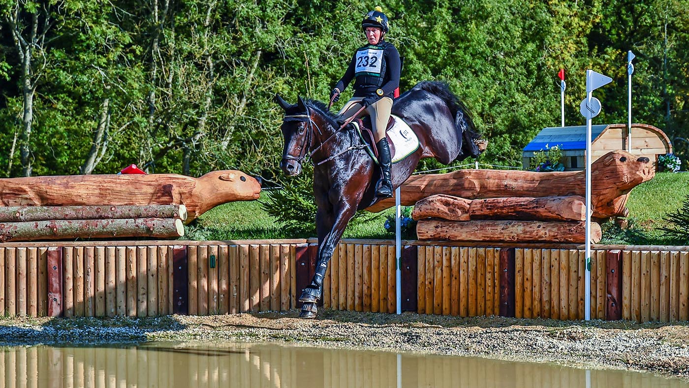 Helen Witchell riding MY ERNIE in CCI-S 3* Section C during the Cornbury House International held in Cornbury Park near Finstock in Oxfordshire in the UK on the 13th September 2020
