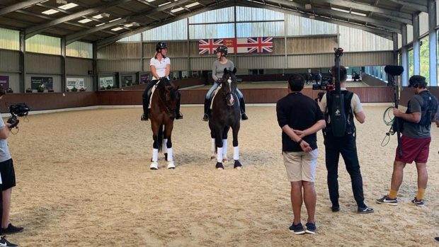 Judy Murray rides Valegro