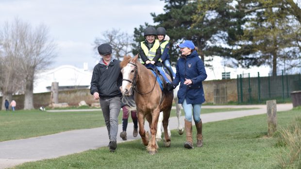 Riding for the Disabled in action