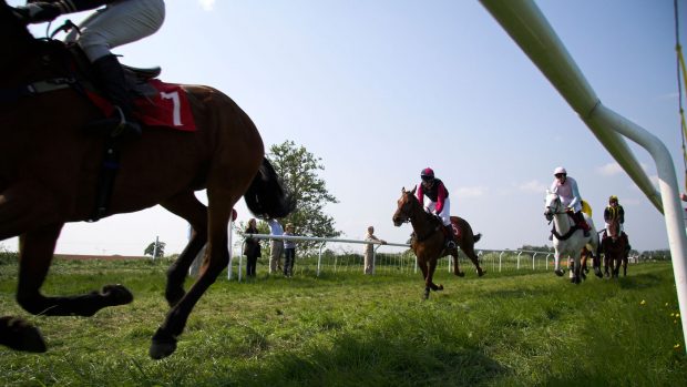 C3P148 The Berkeley Hunt point to point horse racing trials, Gloucestershire, UK.