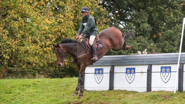 Andrew Nicholson rides Monbeg Exclusive to win at Bicton Arena (3).