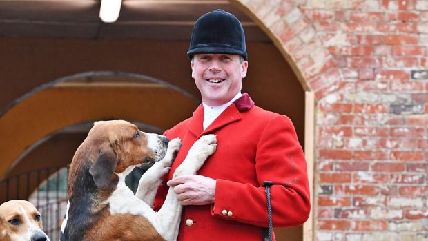 John Holliday at the Belvoir Hunt kennels.