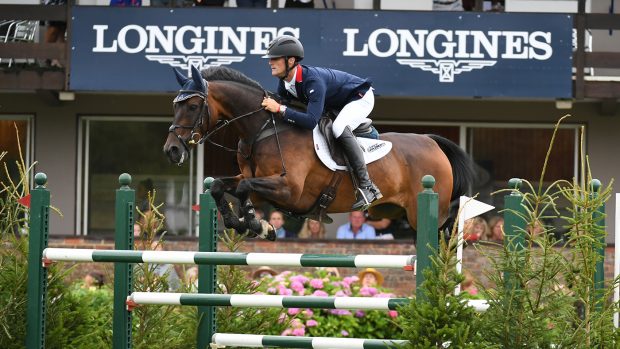 Will Fletcher riding Persimmon