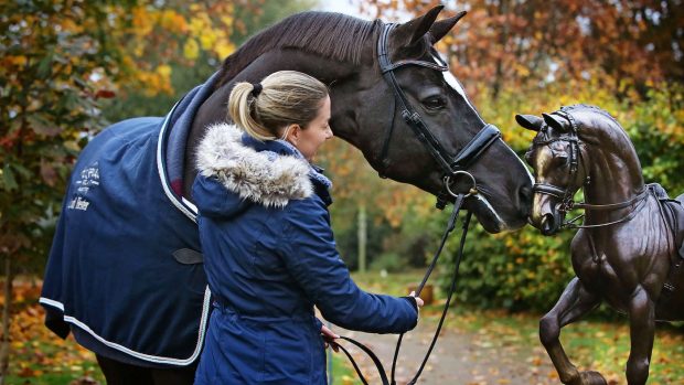 Valegro bronze statue Newent