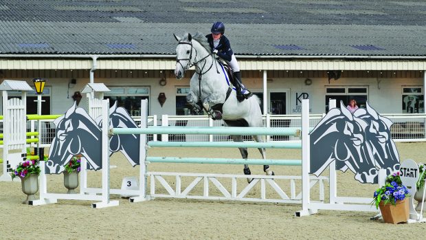 Sarah Winterbottom riding Dolly V.