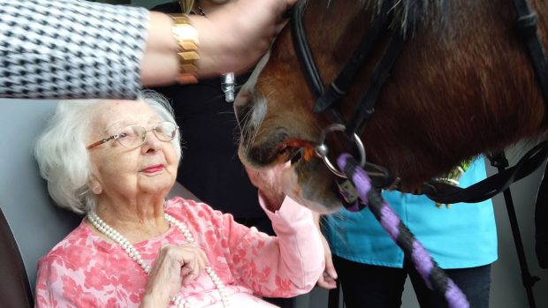 100-year-old care home resident