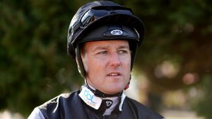 Tom Queally, jockey during All Weather Championships Finals Day at Lingfield Park Racecourse.