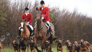 Cranwell Bloodhounds 13.12.20 Frank Goddard ( H/man ) & Chris lightfoot ( Whip )