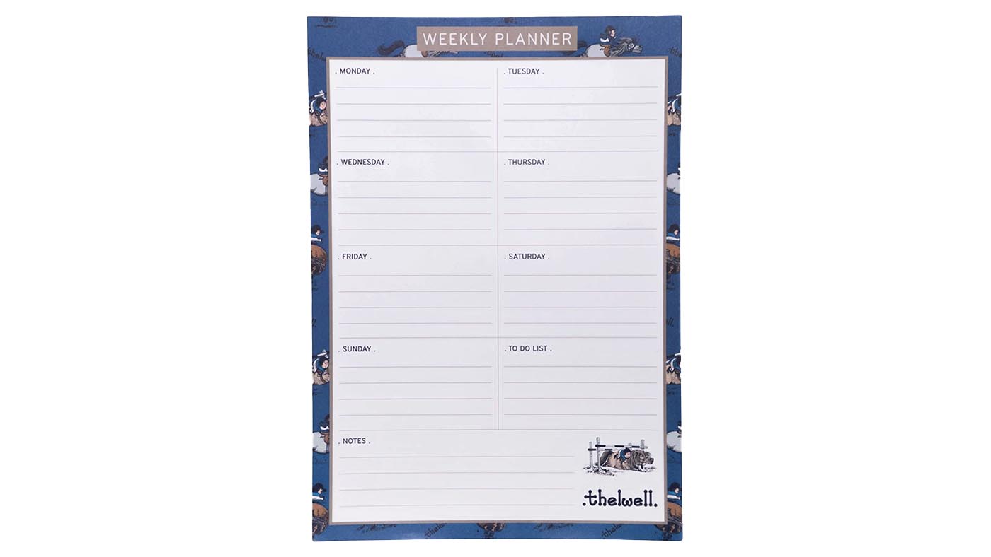 Hy Equestrian Thelwell A4 Weekly Planner