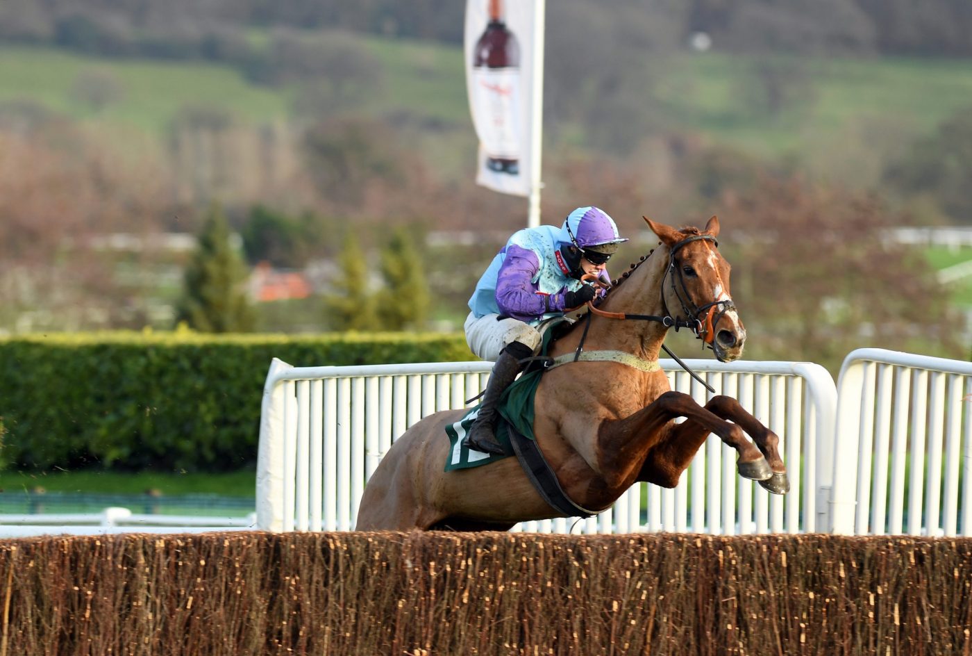 Madiera Mist and Alan Johns at the last, wins 11-12-20