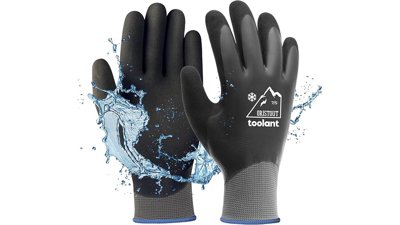 Waterproof winter work gloves