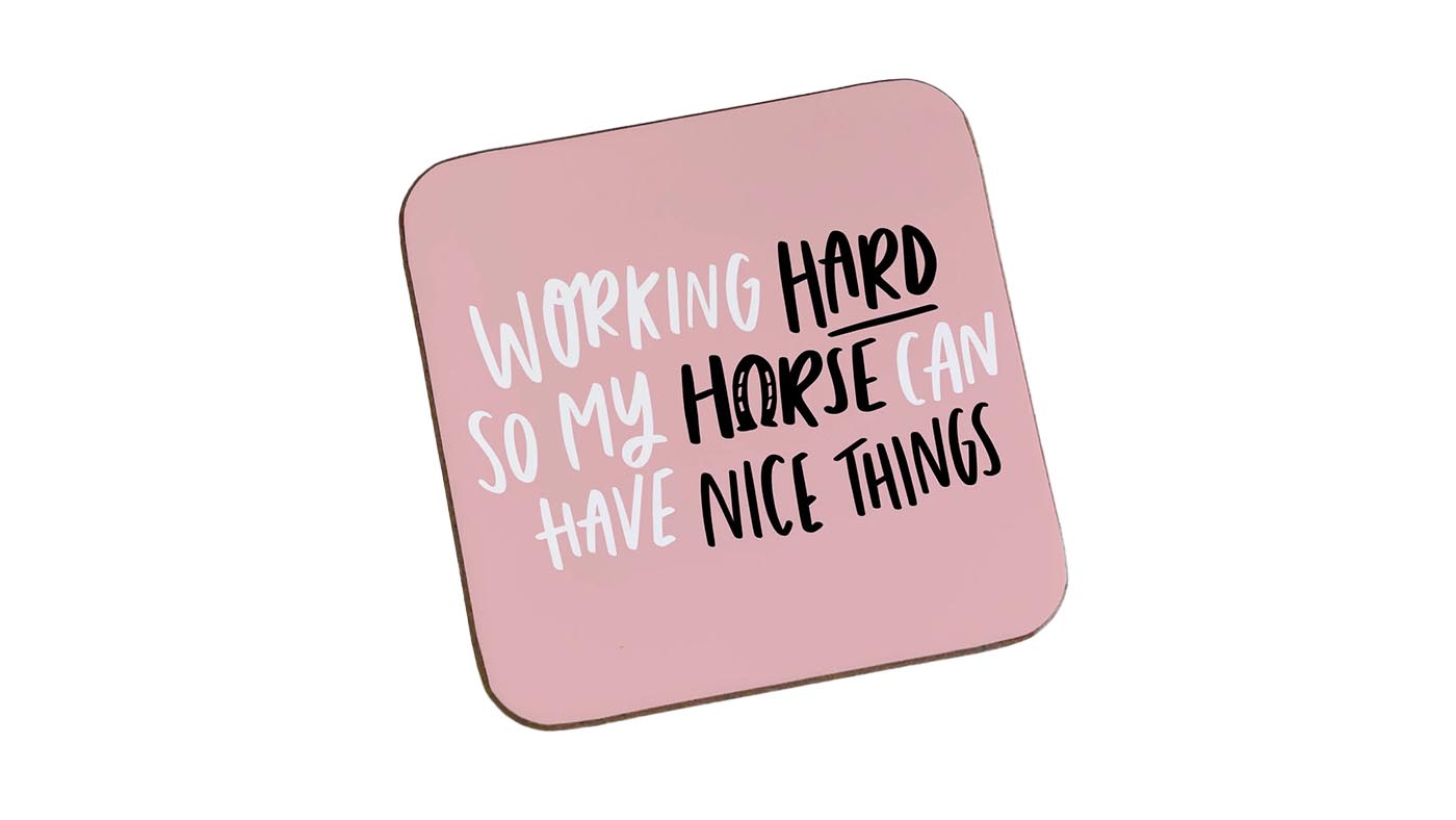 Working hard so...horse coaster