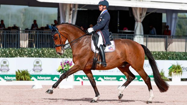 Steffen Peters and Suppenkasper at the 2021 Adequan Global Dressage Festival, Wellington, Florida