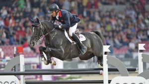 William FUNNELL riding Billy Congo (CH) GBR, in the Team FEI European Show Jumping Championship in Herning, Denmark in August 2013