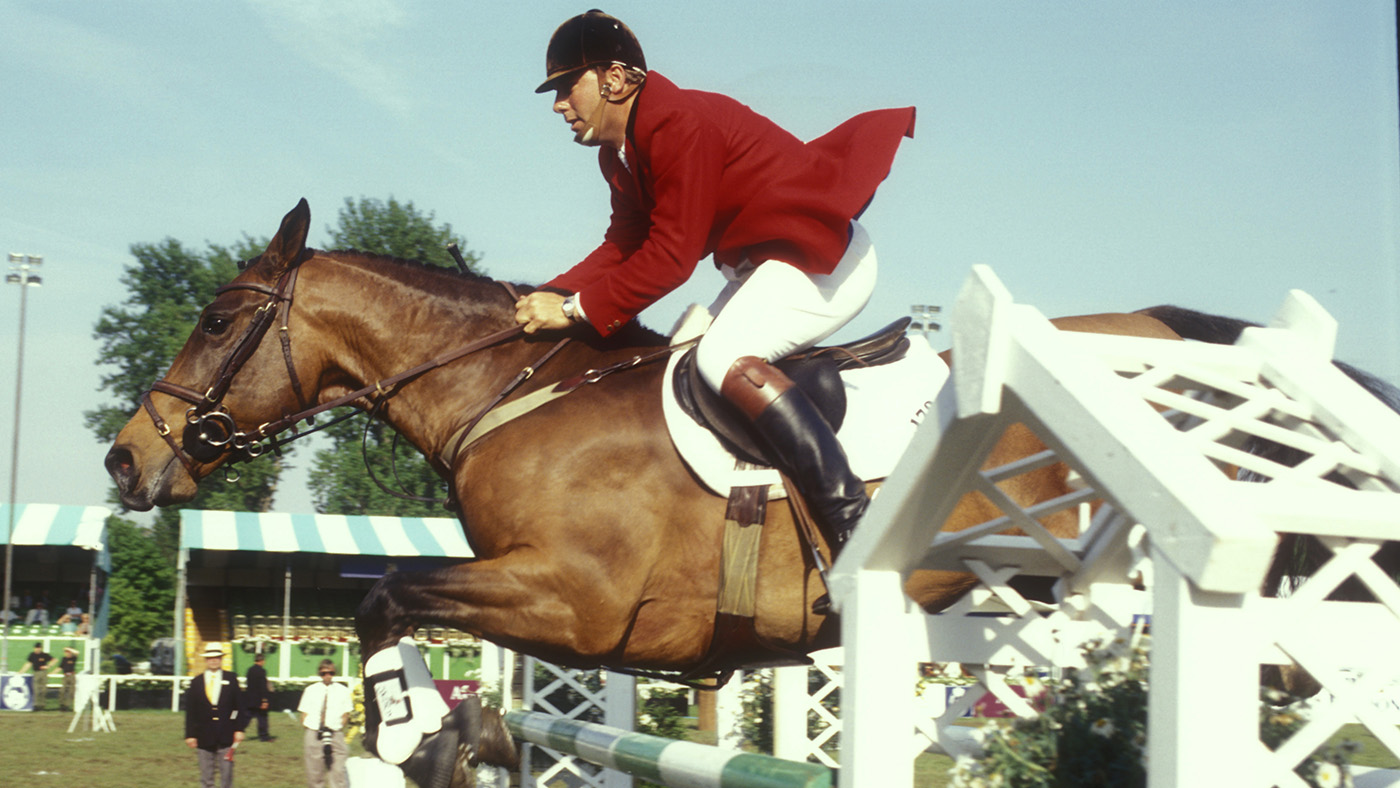 Royal Windsor Horse Show 1998 William Funnell (GB) and Cowboy Magic Barry Bug