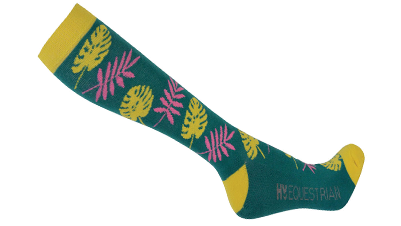 Hy Equestrian Tropical Vibes socks 