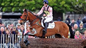 Georgie Spence first Badminton – Georgie rides Running Brook II across country at Badminton 2008