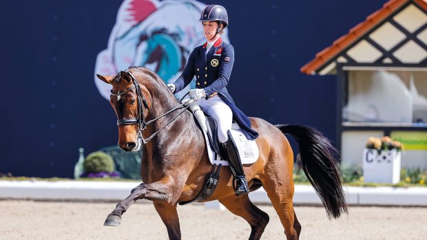 HAGEN CDI4* 2021: Charlotte Dujardin riding Mount St John Freestyle in the Grand Prix qualifier for Grand Prix Special.