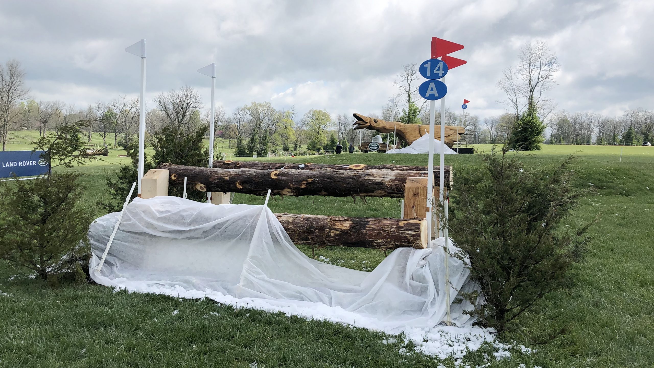 Kentucky cross-country course 2021 fence 14a