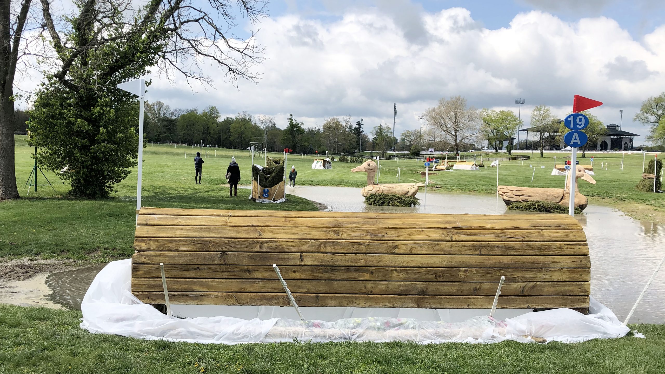Kentucky cross-country course 2021 fence 19a
