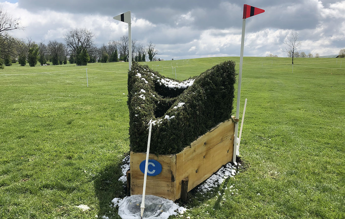 Kentucky cross-country course 2021 fence 19c alternative