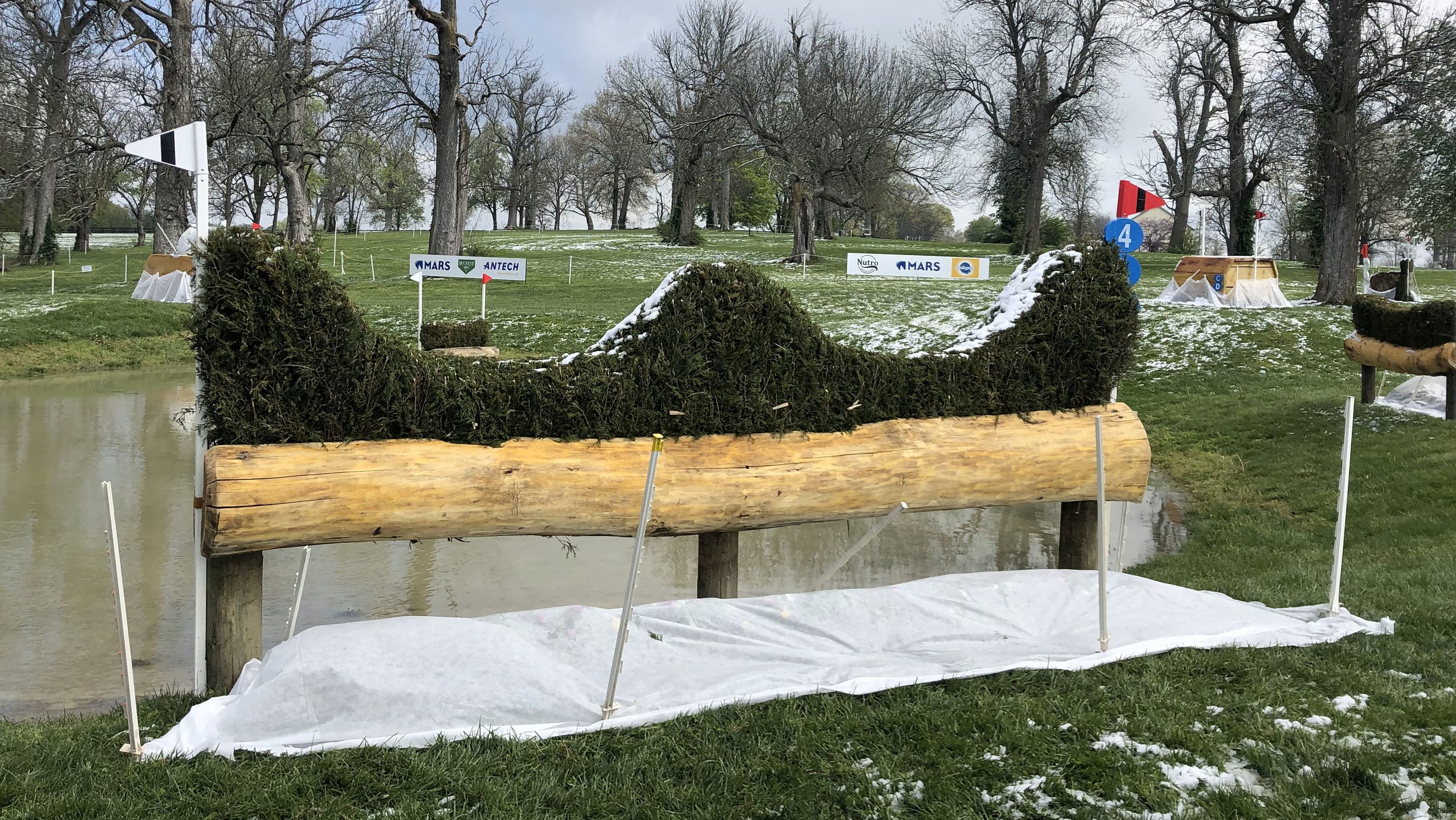 Kentucky cross-country course 2021 fence 4ab