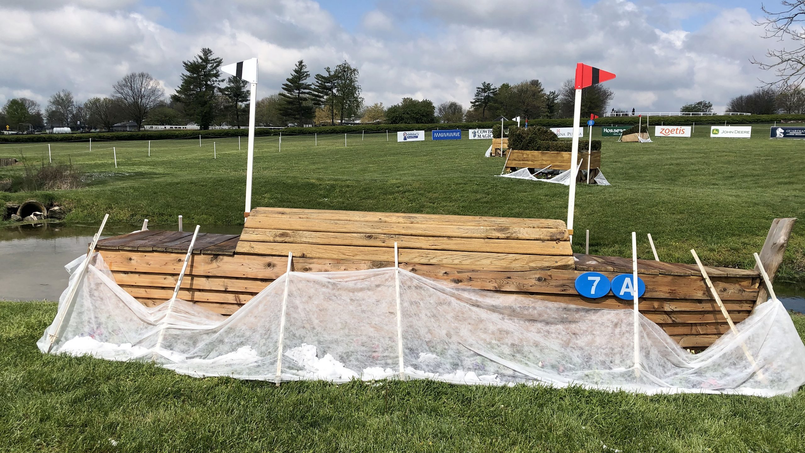 Kentucky cross-country course 2021 fence 7a alternative