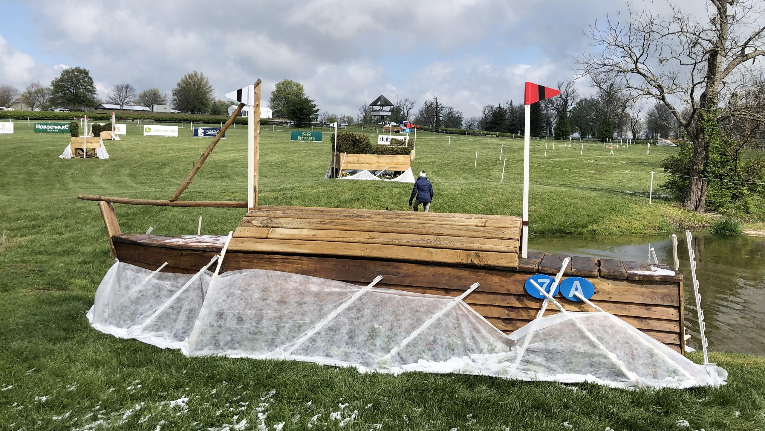 Kentucky cross-country course 2021 fence 7a