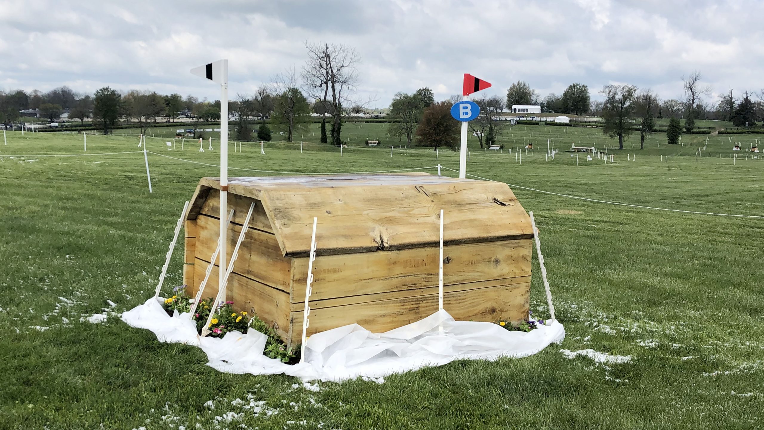 Kentucky cross-country course 2021 fence 9b alternative