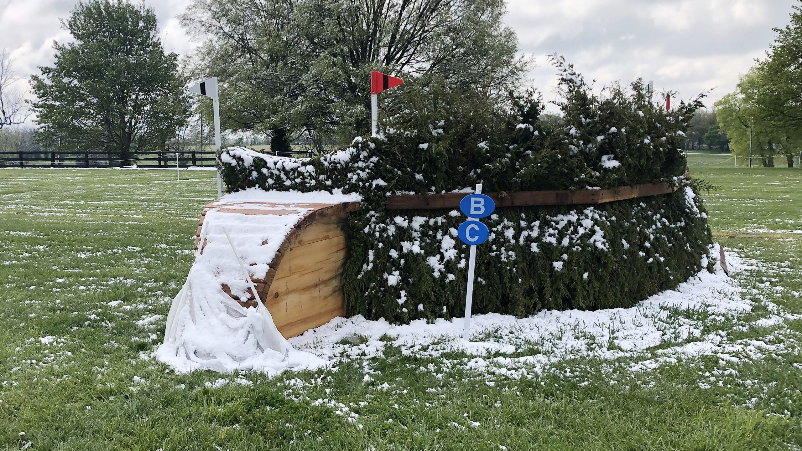 Kentucky cross-country course 2021 fence 9bc