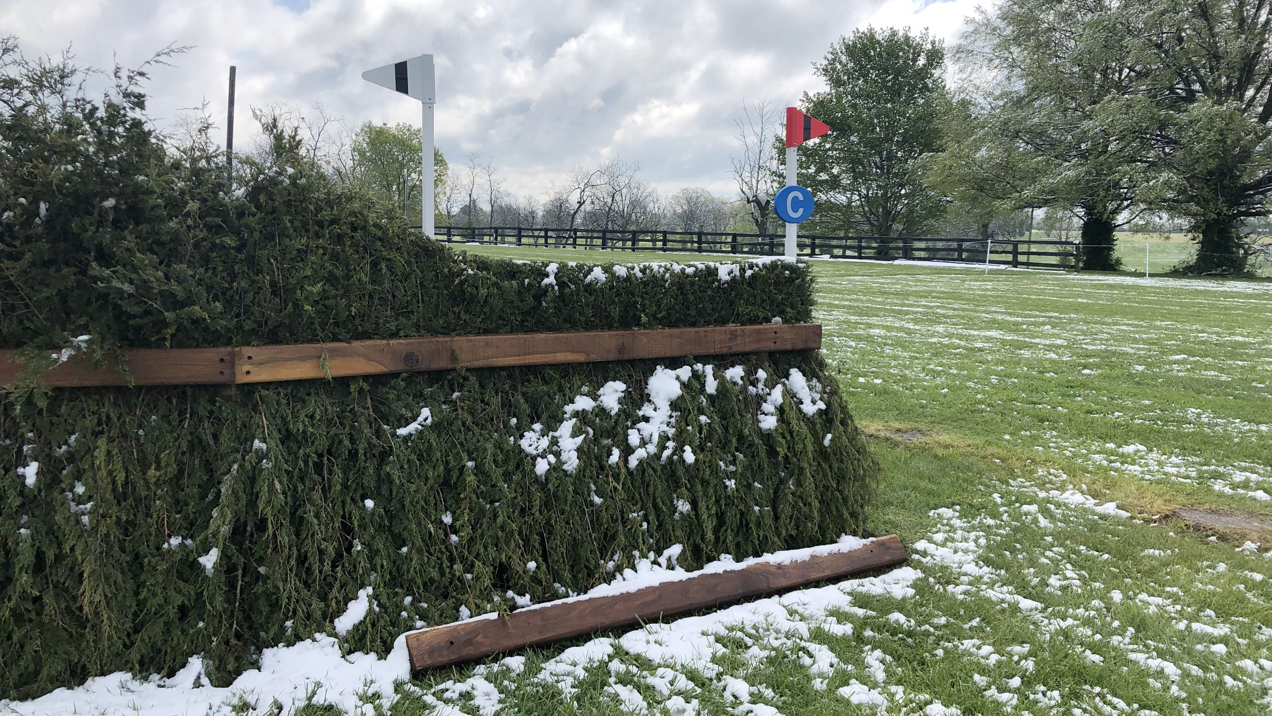 Kentucky cross-country course 2021 fence 9c alternative