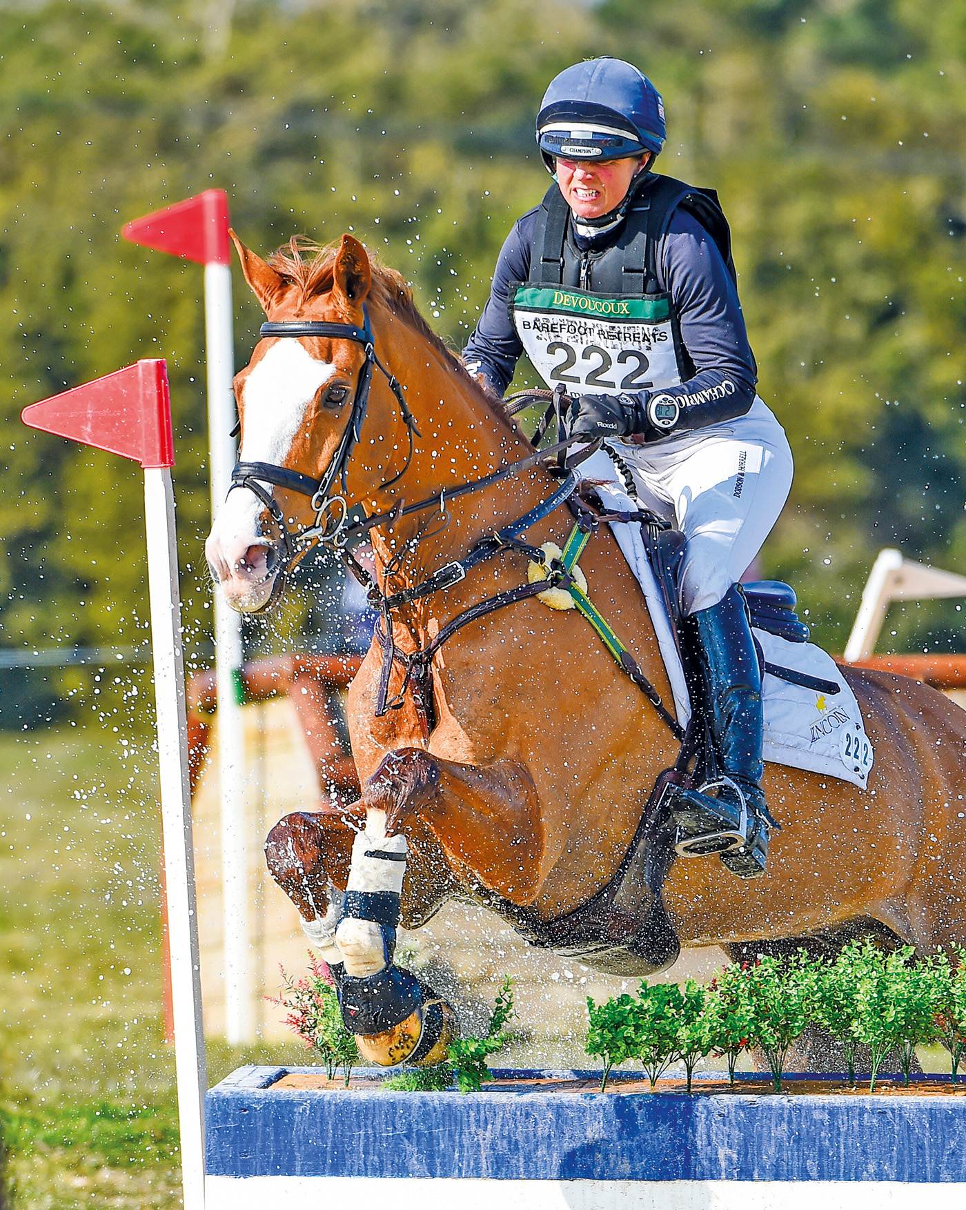 Piggy March riding DARGUN in CCI-S 4* Section C, during the cross country phase of the BURNHAM MARKET INTERNATIONAL (1) held at Sussex Farm near Burnham Market in Norfolk in the UK on the 17th April 2021