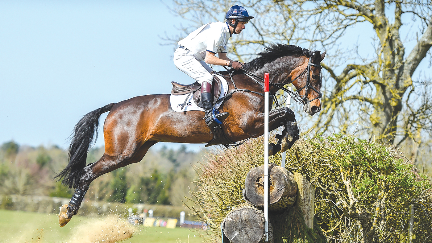 Harry Meade riding CAVALIER CRYSTAL in A Section A, during the Aston-le-Walls Elite competition held at Washbrook Farm near Daventry in Northamptonshire in the UK on 31st March 2021