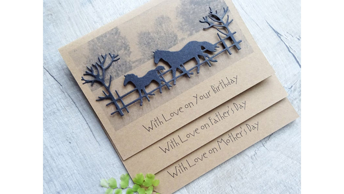 horsey Father’s Day gift card