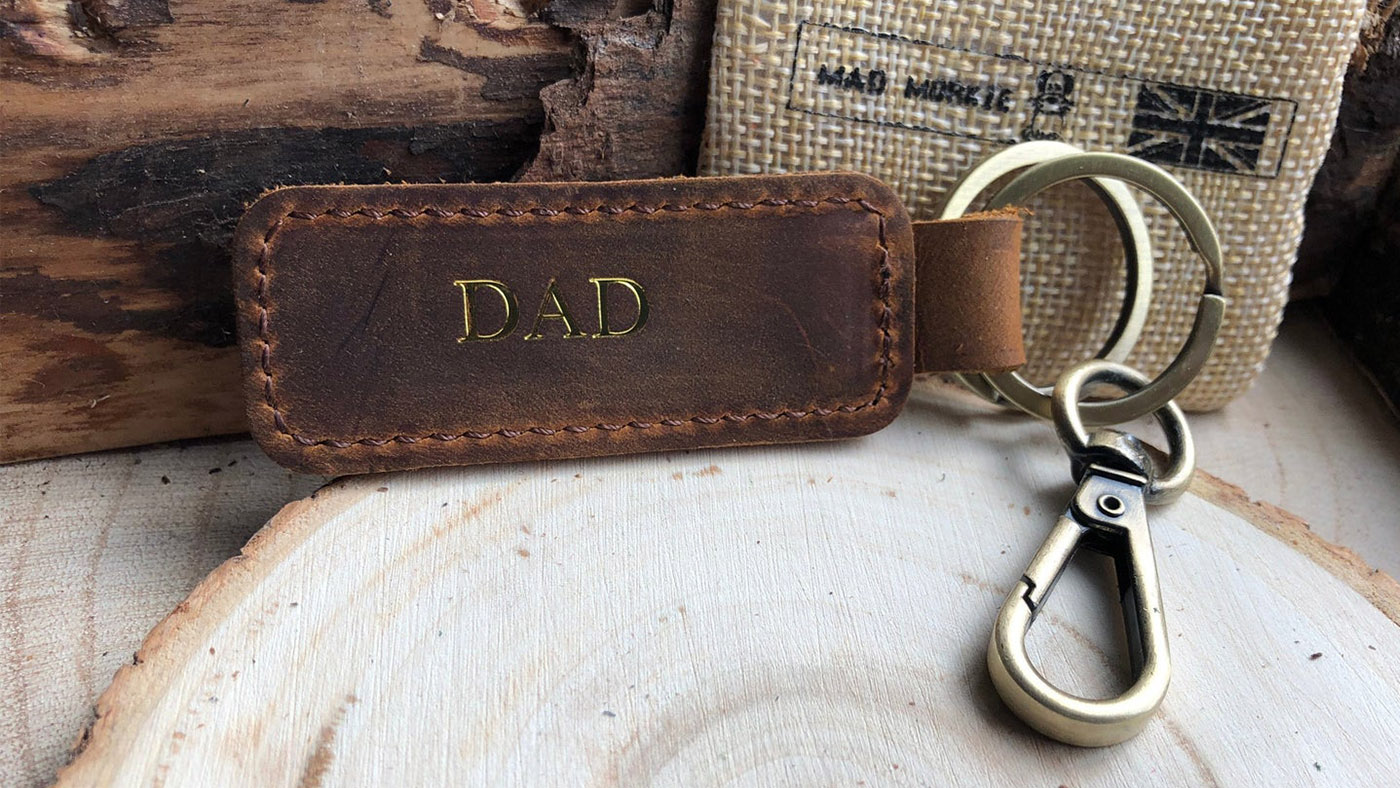Leather keyring horsey Father’s Day gifts