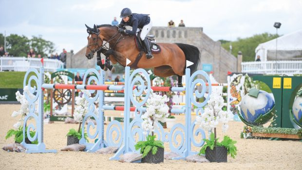 Laura Kraut (USA ) riding Vvaramog de Brevve at Bolesworth in 2019