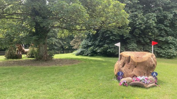 Bicton Horse Trials cross-country