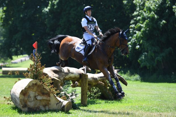 Tom McEwen riding Toledo De Kerser to win the CCI4*-S section at Bicton 2021