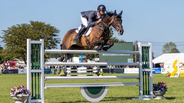 Will Fletcher riding Persimmon at South of England