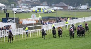 Jockey Frankie Dettori rides Snowfall to an easy victory in the Oaks on the first day of the Epsom Derby Festival horse racing event in Surrey, southern England on June 4, 2021. (Photo by Glyn KIRK / AFP) (Photo by GLYN KIRK/AFP via Getty Images)