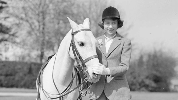 21st April 1939: Princess Elizabeth with a pony in Windsor Great Park, Berkshire. (Photo by Central Press/Getty Images)