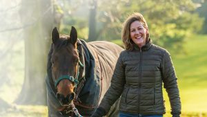 AIADW - Clarissa Daly with "Westie" - Pony Racing Authority, Photographed at Downton Hall Stables, Ludlow.