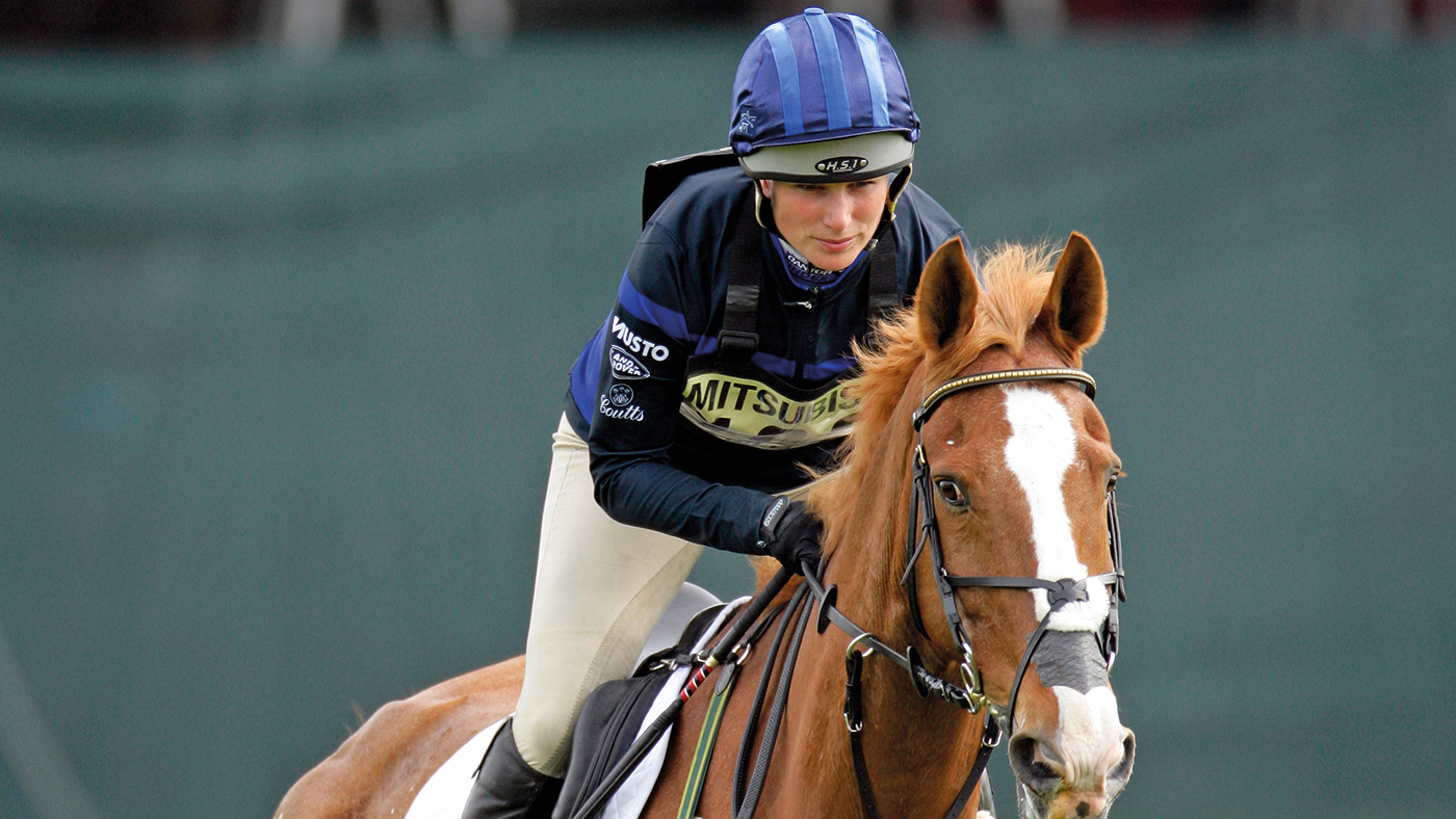 ACTON TURVILLE, UNITED KINGDOM - MAY 09: (EMBARGOED FOR PUBLICATION IN UK NEWSPAPERS UNTIL 48 HOURS AFTER CREATE DATE AND TIME) Zara Phillips riding Toytown in the cross country phase, prior to withdrawing, on day 3 of the Badminton Horse Trials at Badminton on May 9, 2009 in Acton Turville, England. (Photo by Indigo/Getty Images)