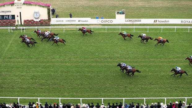 Royal Ascot day four betting Rohaan (4) ridden by Shane Kelly crosses the line first to win the Wokingham Stakes, during day five of Royal Ascot at Ascot Racecourse. Picture date: Saturday June 19, 2021.