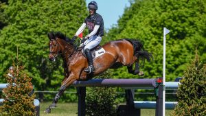 William Fox-Pitt riding LITTLE FIRE in CCI-S O4* Section D during SARACEN HORSE FEEDS HOUGHTON INTERNATIONAL Horse Trials held at Houghton Hall near Kings Lynn in Norfolk in the UK on the 30th May 2020