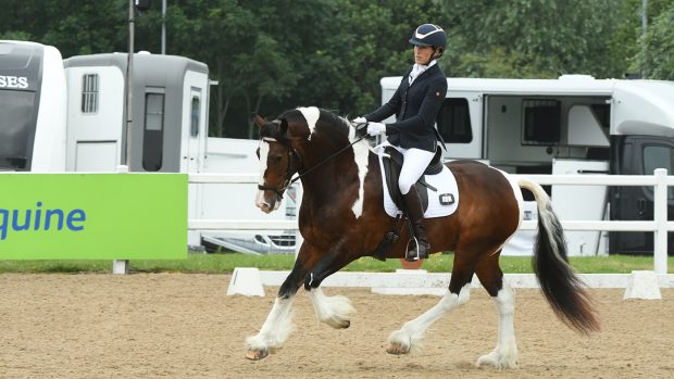 Victoria Homden and Olly at the Winter Dressage Championships 2021