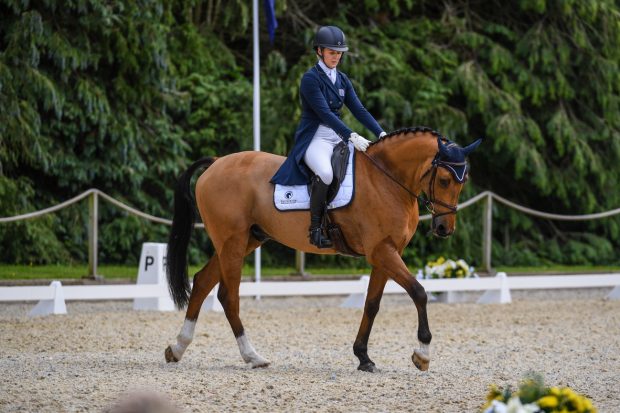 Bicton Horse Trials dressage: Yasmin Ingham and Rehy DJ