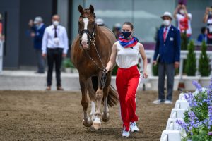 Tokyo Olympics dressage trot-up pictures