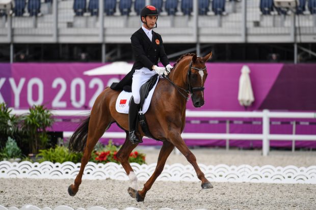 Olympic eventing dressage: Alex Hua Tian and Don Geniro