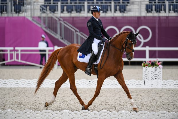 Olympic eventing dressage